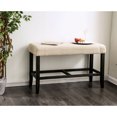 thumbnail image 2 of Furniture of America Alluna 4-Piece Counter Height Dining Set, Ivory, 2 of 7