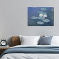 thumbnail image 3 of Claude Monet Canvas Wall Art - Water Lilies, Evening Effect Classic Artwork Picture Print with Framed Famous Oil Painting Hang for Home Office Bedroom Living Room Wall Decor-16" X12", 3 of 7