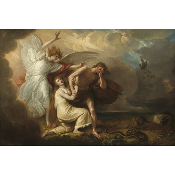 The Expulsion Of Adam And Eve From Paradise Poster Print