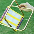 thumbnail image 4 of Yuarrent Taburete de silla plegable portátil plegable para pesca al aire libre Picnic Camping Pescar 3 Yuarrent OD0707-03, 4 of 6