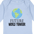 thumbnail image 4 of Inktastic Future World Traveler Cute Vacation Boys or Girls Long Sleeve Baby Bodysuit, 4 of 5