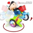thumbnail image 3 of Juguete modelo de triciclo eléctrico juguete de triciclo de acrobacias para niños de superficies suavizadas para juego diario ANGGREK Otros, 3 of 8