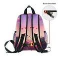 thumbnail image 5 of FORMRS School Backpack with Front Zippered Pocket 12" Student Travel Daypack, Pixel Floating Hearts, 5 of 6