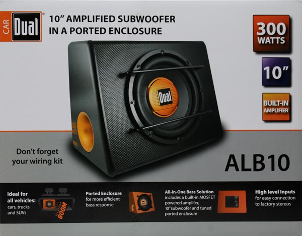 dual 10 inch subwoofer with built in amp installation