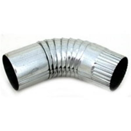 Galvanized Round Elbow - Billy Penn 5106 Galvanized Plain Round Gutter Elbow