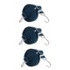 thumbnail image 1 of Cuerda elástica Riwesomey para motocicleta 3 piezas gancho portátil de acero al carbono colorido 4m resistente antioxidante correas para Accesorios para motos Azul, 1 of 6