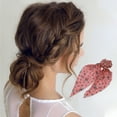 thumbnail image 2 of Unique Bargains 1 Pc Floral Triangle Ribbon Scrunchies Red, 2 of 5