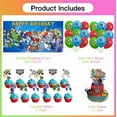 thumbnail image 4 of Transformers Rescue Bots Latex Balloons Supplies Party Decor Set Decorations Kit Banner Backdrop, 4 of 6