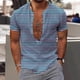 thumbnail image 2 of Camisas de Manga Larga para Hombres Impresión de Moda Casual Cuello Girado Abajo, Blusa Transpirable para Eventos Diarios, Deportivos Y Especiales, 2 of 5