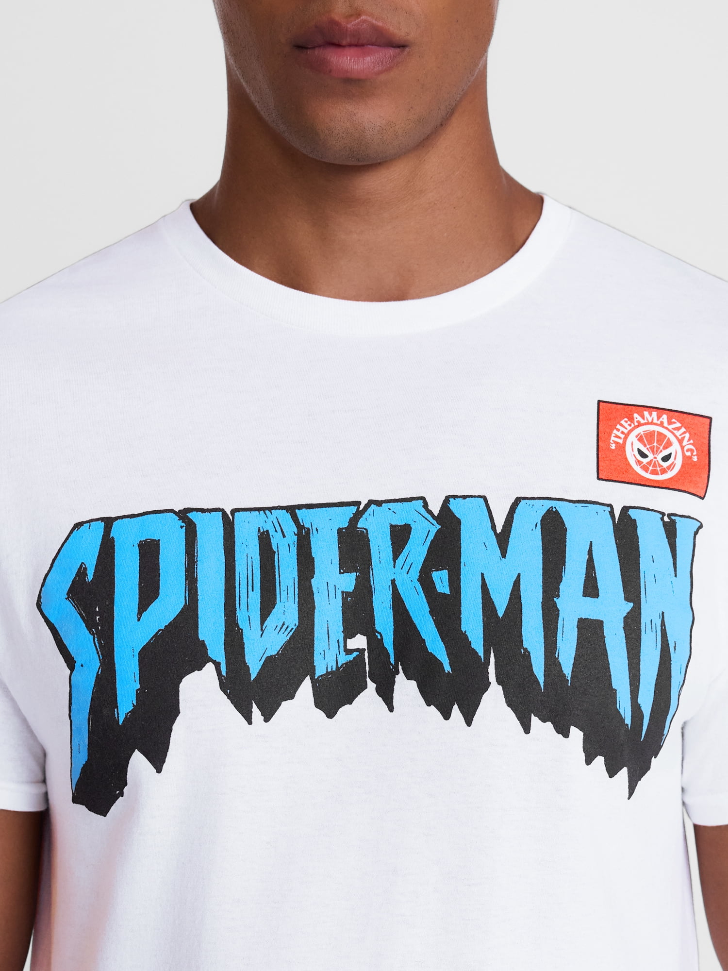 Marvel's Spider-Man Men's and Big Men's Front Back Graphic Cotton Tee, Sizes S-3XL