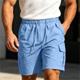 thumbnail image 2 of Zeliretfy Mens Shorts Cargo Shorts Classic Loose Casual Wear With Pockets And Denim Shorts Hip Hop Cropped Jeans Work Shorts with Cargo Pockets Authentics Classic Relaxed Fit Five Pocket Cargo Short, 2 of 8