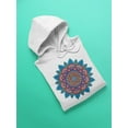 thumbnail image 3 of Round Floral Colored Design Hoodie Men -Image by Shutterstock, Male Large, 3 of 4