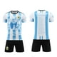 thumbnail image 5 of Camiseta del campeón de la Copa Mundial de Argentina tanifi, camiseta conmemorativa de fútbol Argentina 2022, camiseta de manga corta, conjunto de fútbol para niños y niñas - 2324 / AGT | Código s, 5 of 8