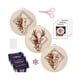 thumbnail image 1 of Conjunto de 3 Kit de bordado con patrón floral Costura práctica Ciervo, , León DIY Estampado Decoración elegante Decorativo, 1 of 9