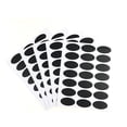 thumbnail image 1 of Topcobe 5 Pcs Kitchen Spice Labels Set for Jar Cans Bottle, 105 Chalkboard Oval Stickers Labels for Pantry Home Office, Black PVC Waterproof Blank Labels for Canisters Container, 1 of 4