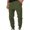 Army Green, variant on Men's Slim Jogger Workout Gym Running Bodybuilding Sweatpants Dark Gray M