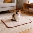 thumbnail image 4 of Summer Dog Cooling Mat,Washable Ice Silk Pad,Waterproof Pet Cooling Blanket,Anti Slip Indoor Dog Pad,Sofa Couch Cover Mat For Small Dogs Cats,Indoor Outdoor Floor Car Seats,XS, 4 of 6