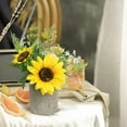 thumbnail image 5 of Sunflower Decor Artificial Potted Plants Yellow Fake Flower in Pots, Artificial Sunflower for Bathroom Home Kitchen Rustic Table Centerpiece Shelf Decor, 5 of 5