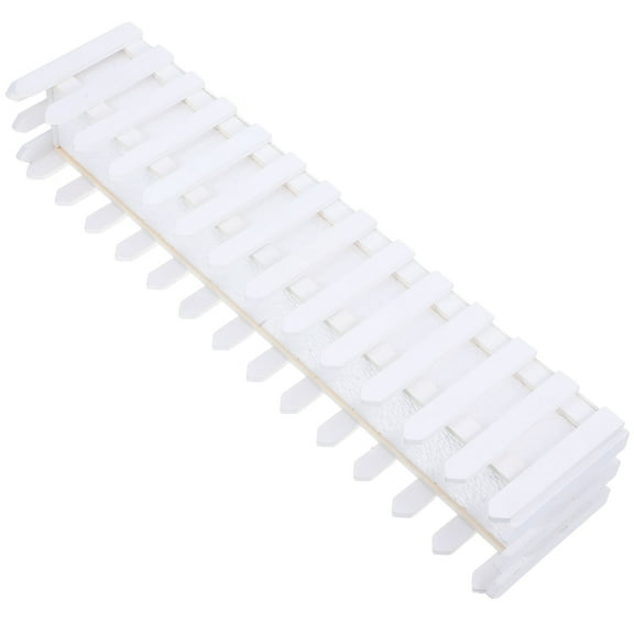 Wooden Picket Fence Planter Rectangle Window Box with Foam Insert for Indoor Outdoor Use