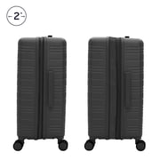 iFLY Take Off 20 Expandable Hardside Spinner Carry-on Luggage, Black