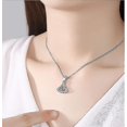 thumbnail image 4 of Collier Chaîne Collier Pendentif Bijoux Filles S925 Jupe Argentée Géométrique_x, 4 of 4