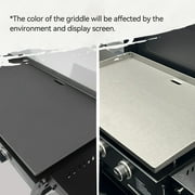 Royal Gourmet GB3000H 28-Inch 3-Burner Gas Griddle in Black, Griddle with Collapsible Side Shelves, 39,000 BTU
