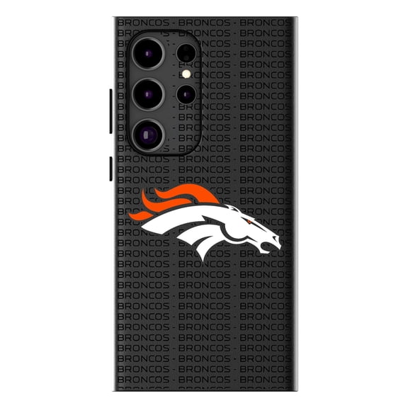 Keyscaper Denver Broncos Text Backdrop Galaxy Magnetic Bump Case