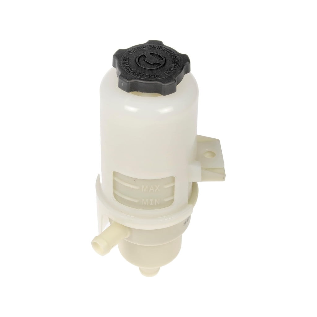 KarParts360 For Ram 2500/3500 2013 14 15 16 17 2018 Power Steering Reservoir | Plastic Material | Matte And Clear Finish | Single Type | With Cap | Replacement For 68193090AA, 68193090AB