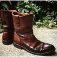 thumbnail image 2 of Zapatos casuales para hombre de tubo corto cuadrado de tacón bajo de color pulido, botas cortas de gran tamaño que combinan con todo, 2 of 4