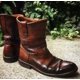 thumbnail image 2 of Zapatos casuales para hombre de tubo corto cuadrado de tacón bajo de color pulido, botas cortas de gran tamaño que combinan con todo, 2 of 4