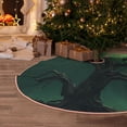 thumbnail image 6 of KLL Green Night Sky Moon Branches Christmas Tree Skirt 48" ,Party Decorations Farmhouse for Christmas Decorations Holiday Party, 6 of 6