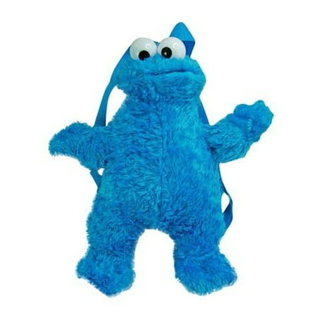 Plush Backpack - Sesame Street - Cookie Monster Soft Doll Toys New