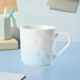 thumbnail image 5 of Portable Coffee Mug Gradient Color Mug, Highly Esthetic Cream-style Ceramic Home Breakfast Cup, Coloful Pretty Coffee Mug with Handle, Modern Coffee Mug, Underglaze Color Gradient Mug, 5 of 5