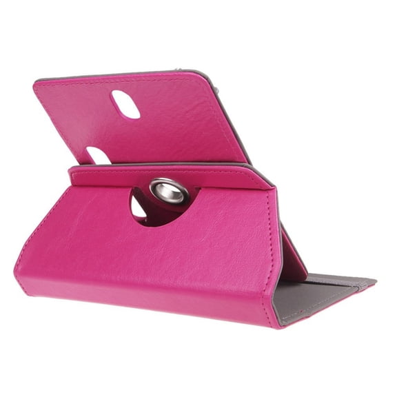 Herunwer 360 Degree Rotating Leather Flip Case with Stand for 7 Inch Tablet PC