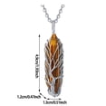 thumbnail image 2 of WIFKLSIIPG Natural Hexagonal Pendant Unique Gemstone Jewelry, 2 of 7