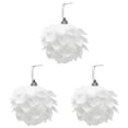 thumbnail image 1 of Colgante de decoración para árbol de Navidad, bola de espuma con purpurina de pétalos, bola de Navidad blanca como la nieve, caja de pétalos pequeña RYT1188-8cm (espuma; 3 bolas), 1 of 14