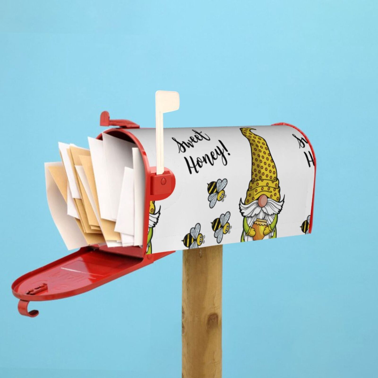 Kdxio Magnetic Mailbox Cover 21x18 in Mailbox Cover Outdoor Decoration Holiday Mailbox Covers for Home Garden Yard-21x18 in