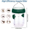 thumbnail image 7 of HYEASTR Wasp Traps Outdoor Hanging, Solar Bee Trap for Outside, Hornet Traps, Bee Wasp Catcher Outside Garden - Green, 7 of 7