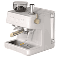 thumbnail image 4 of Thyme & Table Barista Grade Espresso Machine with 15-Bar Pressure, Conical Burr Grinder and Steam Wand, Sand White, 4 of 14
