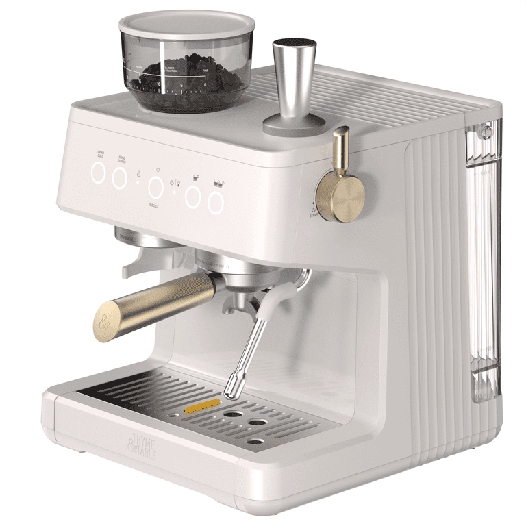 Free Shipping! Thyme & Table Espresso Machine, Sand White with