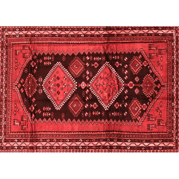 Ahgly Company Indoor Rectangle Persian Red Traditional Area Rugs, 2' x 5'