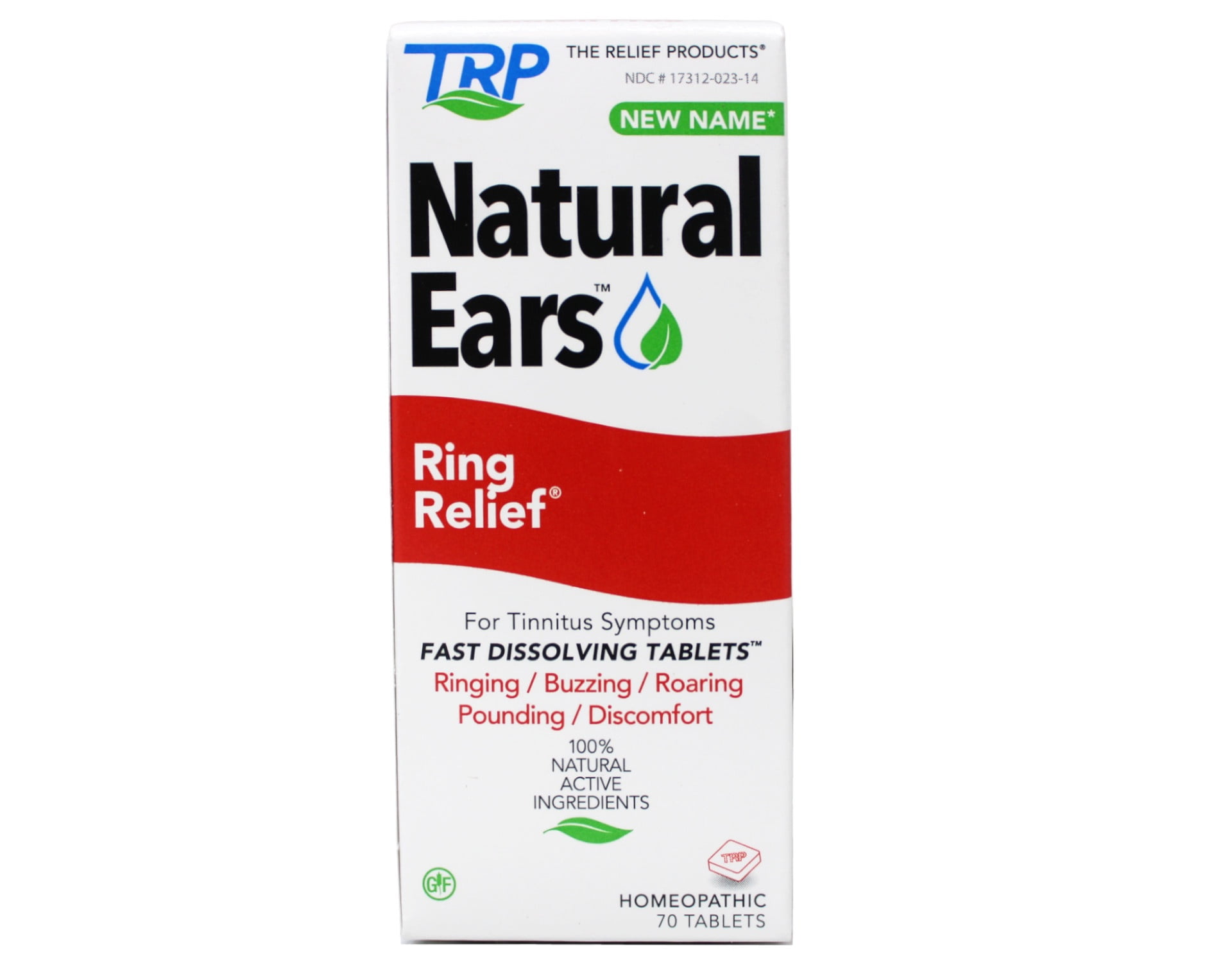3 Pack - TRP Natural Ears Ring Relief for Tinnitus Symptoms, Fast Dissolving Tablets, 70 count