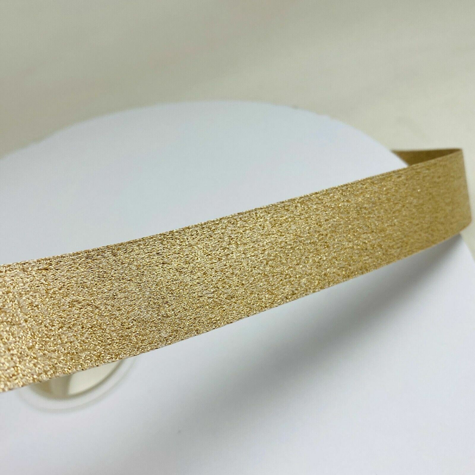 Ribbon 1 inch Gold - HOLIDAY/ WEDDING/GIFT/DECOR 70 yard ROLL CHRISTMAS SALE