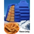 thumbnail image 3 of FEOYA Mens Thermal Gilet Winter Waistcoat Warm Body Warmers Fleece Lined Gilet Sleeveless Jacket Windproof Outdoor Vest with Pockets Outerwear Vest Stand Collar Padded for Fishing Hiking M, 3 of 6