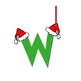 thumbnail image 1 of TQEHS Adornos de letras Fgbetcv para regalos de árboles de Navidad, adornos para árboles de Navidad, adornos de la A a la Z, letras decorativas colgantes del alfabeto de Navidad para árbol de Navidad,, 1 of 6
