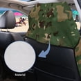 thumbnail image 6 of Xixirimido Army Green Camouflage Print Car Seat Cover Towel Sweatproof Gym Seat Protector with Non-Slip Backing Universal Fit Front Seat Mat for Sports, Beach, Swimming2Pack, 6 of 8