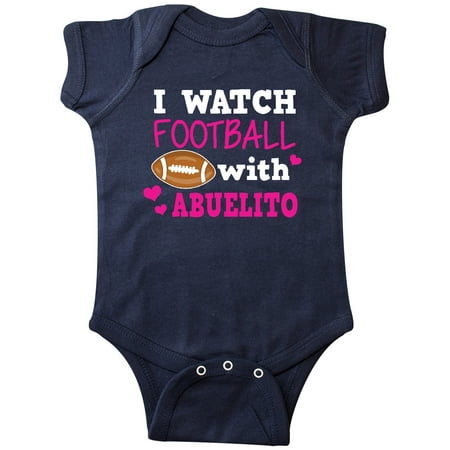 

Inktastic I Watch Football with My Abuelito Gift Baby Boy or Baby Girl Bodysuit