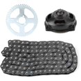 thumbnail image 1 of Domqga Drive System T8F Chain & 6T Gear Box & Rear Sprocket Kit for Mini Motorcycle 47cc 49cc , Gear Box Chain, Gear Box Rear Sprocket, 1 of 8