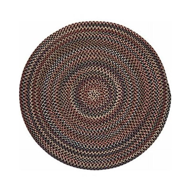 Colonial Mills CV89R060X060 Tapis Rond Tressé en Anse de Cèdre de 5 Pi&44; Brun Foncé