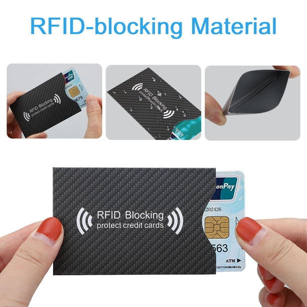 rfid sleeves for credit cards Blocking Card Made from special RFID blocking material 14pcs Rfid Blocking Sleeves, TSV